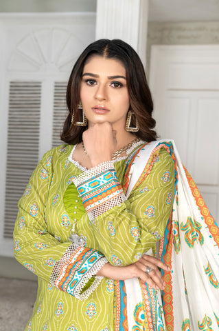 DESIRE Digital Printed Lawn 3pcs PR-2734 image