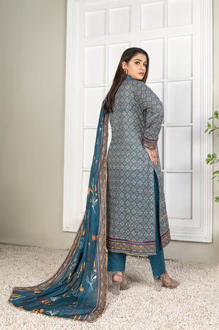 DESIRE Digital Printed Lawn 3pcs PR-2735 image