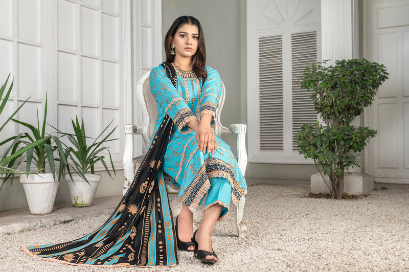 DESIRE Digital Printed Lawn 3pcs PR-2747