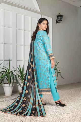 DESIRE Digital Printed Lawn 3pcs PR-2747 image